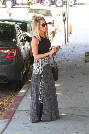 Ashley Tisdale heads to a hair salon in West Hollywood June 12, 2014