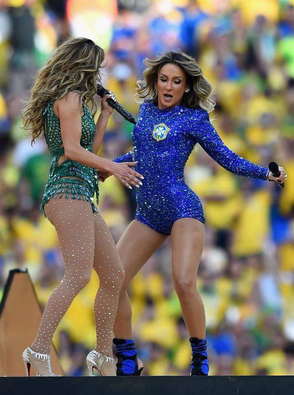 Jennifer Lopez performs during the Opening Ceremony of the 2014 FIFA World Cup Brazil June 12, 2014