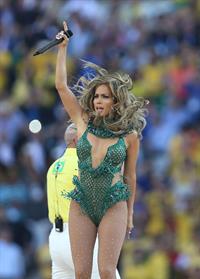 Jennifer Lopez performs during the Opening Ceremony of the 2014 FIFA World Cup Brazil June 12, 2014