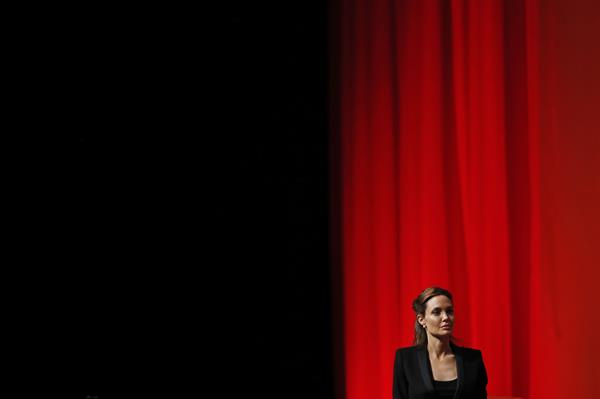 Angelina Jolie at the Global Summit To End Sexual Violence In Conflict June 12, 2014