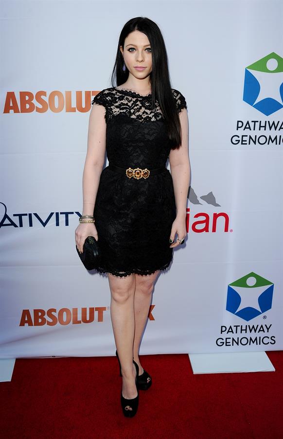 Michelle Trachtenberg attending the Pathway to the Cure Benefit at Santa Monica Airport June 11, 2014