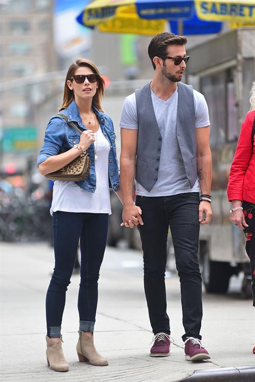 Ashley Greene strolling through NYC June 11, 2014