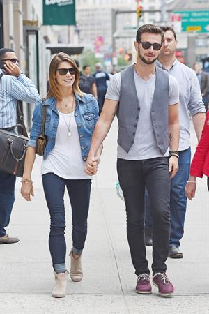 Ashley Greene strolling through NYC June 11, 2014