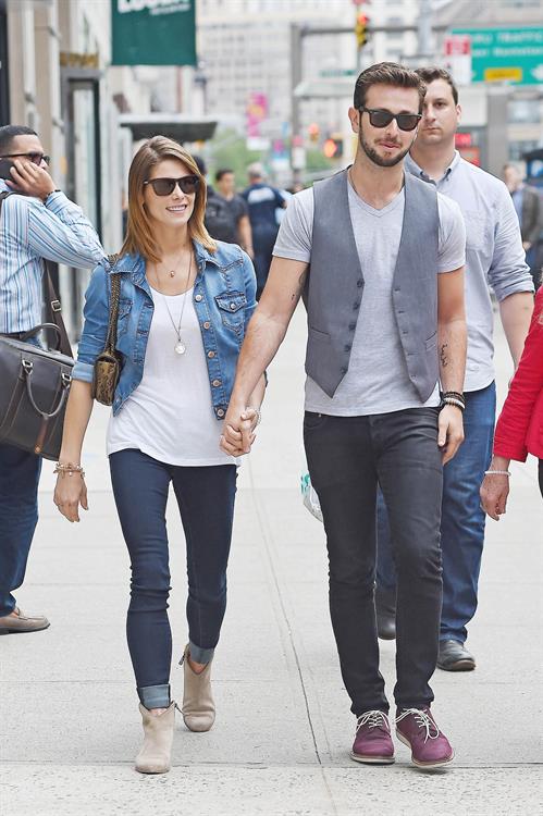 Ashley Greene strolling through NYC June 11, 2014