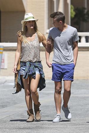 Bar Refaeli spending the afternoon with family in L.A. June 9, 2014