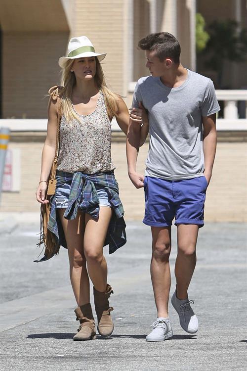 Bar Refaeli Pictures Bar Refaeli spending the afternoon with family in L.A. June 9, 2014