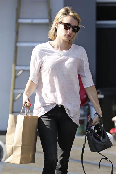 Emma Roberts out in Beverly Hills June 9, 2014