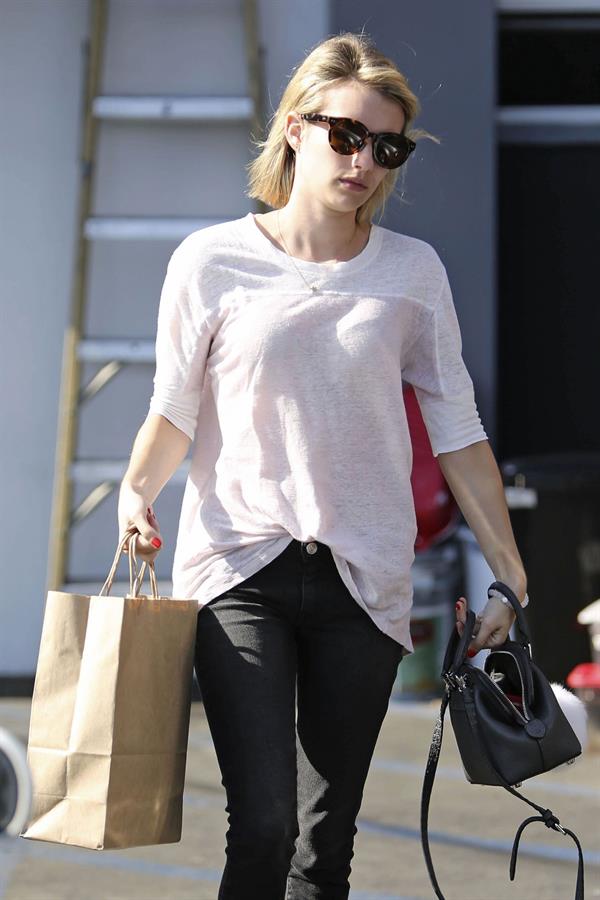 Emma Roberts out in Beverly Hills June 9, 2014