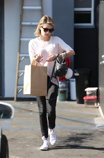 Emma Roberts out in Beverly Hills June 9, 2014