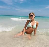 Sarah Snyder in a bikini