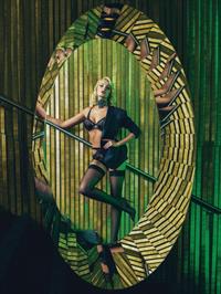 Gintare Sudziute in lingerie