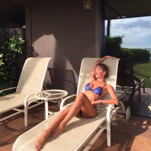 Lily Ermak in a bikini