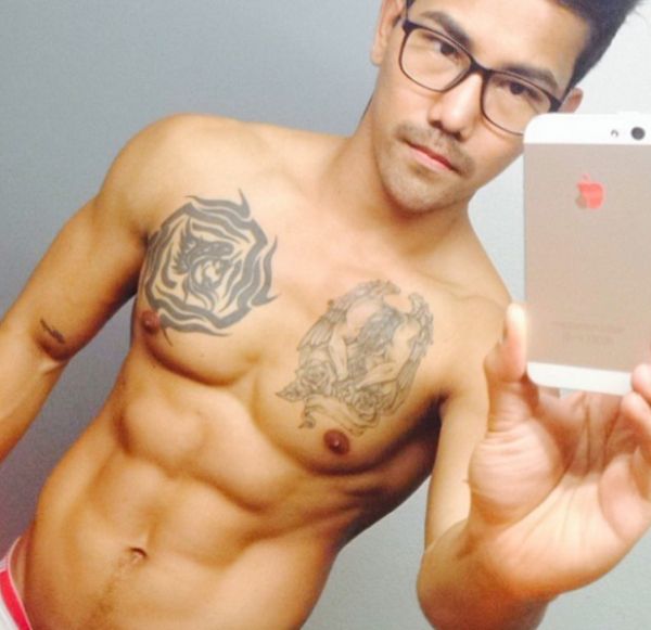 Anonymous taking a selfie