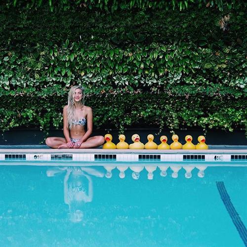 Gabrielle Grace Epstein in a bikini