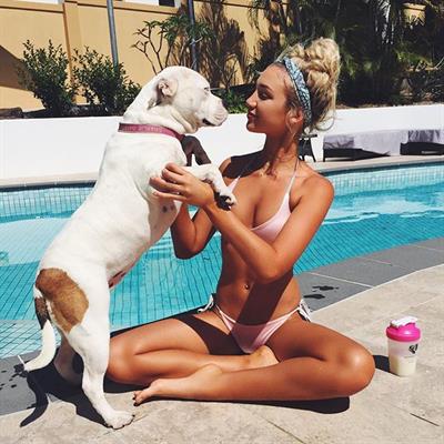 Gabrielle Grace Epstein in a bikini