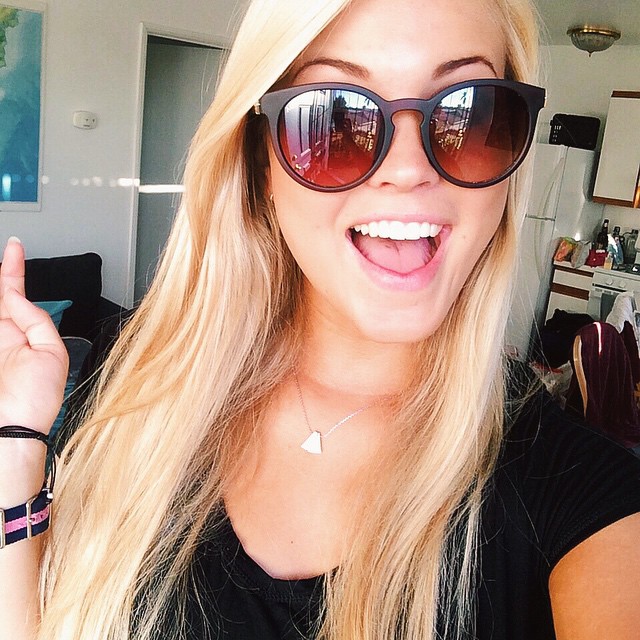 Emilie Voe Nereng taking a selfie