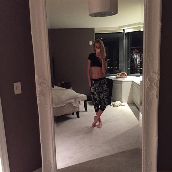 Ginta Lapina taking a selfie