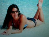 Carla Facciolo in a bikini