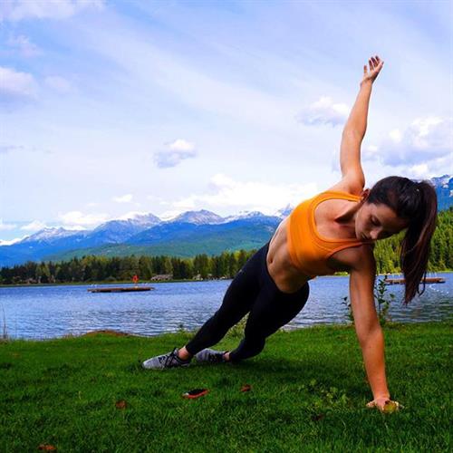 Tanya Poppett in Yoga Pants