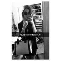 Ariane Fournier taking a selfie