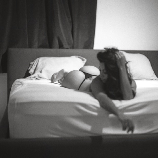 Mónica Alvarez in lingerie