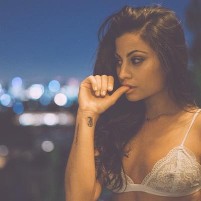 Mónica Alvarez in lingerie