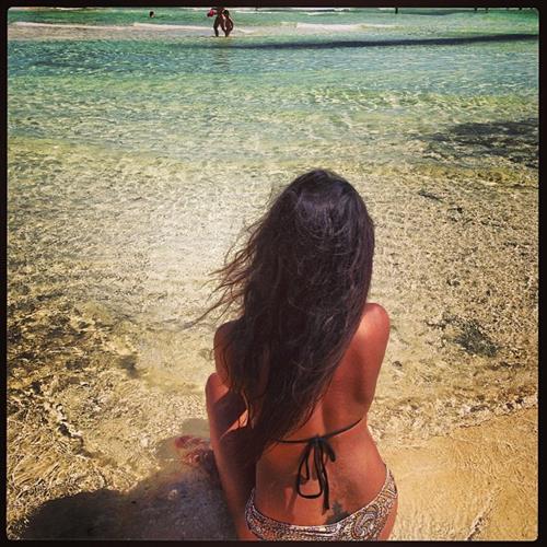 Mónica Alvarez in a bikini
