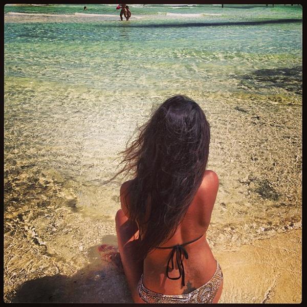Mónica Alvarez in a bikini