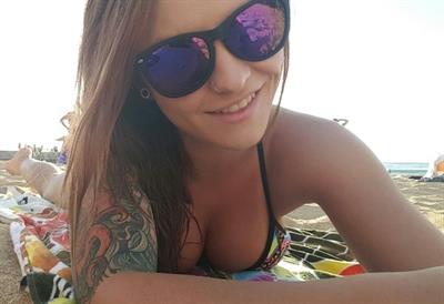 Anonymous in a bikini