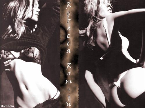 Rebecca Romijn in lingerie - ass