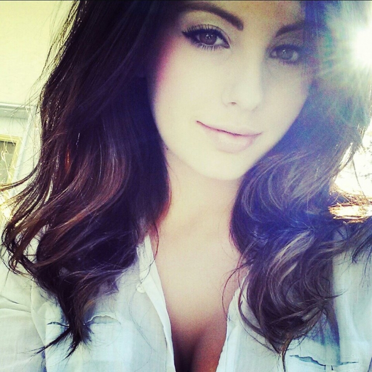 Brittany Young taking a selfie