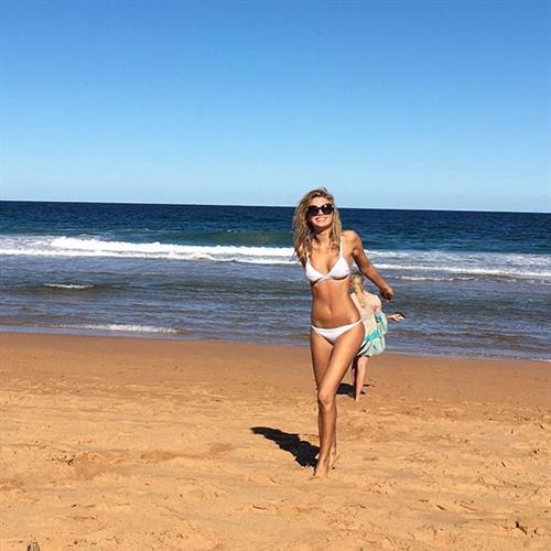 Megan Blake Irwin in a bikini