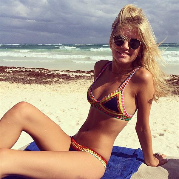 Megan Blake Irwin in a bikini