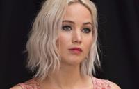 Jennifer Lawrence attending X-Men Apocalypse Press Conference in London on May 9, 2016