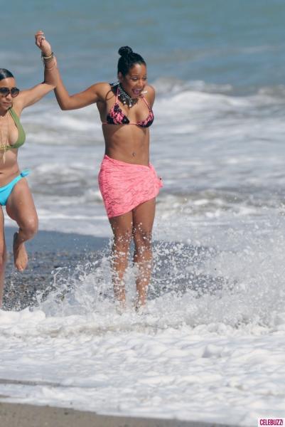 Christina Milian in a bikini