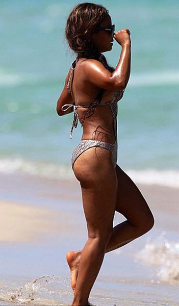 Christina Milian in a bikini