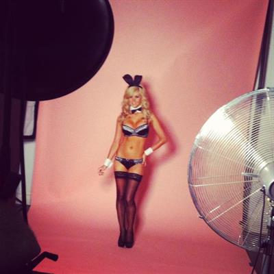 Sheridyn Fisher in lingerie