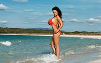 Denise Milani in a bikini