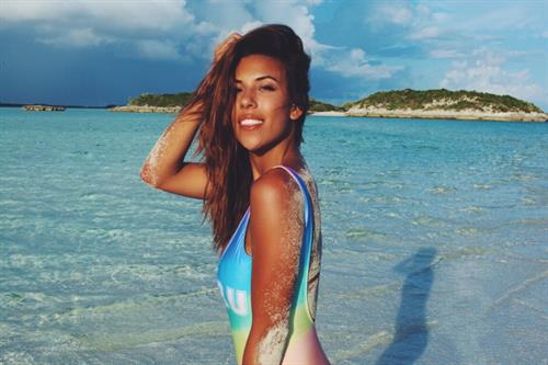 Devin Brugman in a bikini