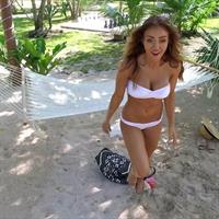 Pia Muehlenbeck in a bikini