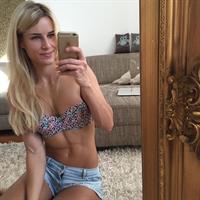 Adrienne Koleszár taking a selfie