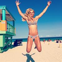 Adrienne Koleszár in a bikini