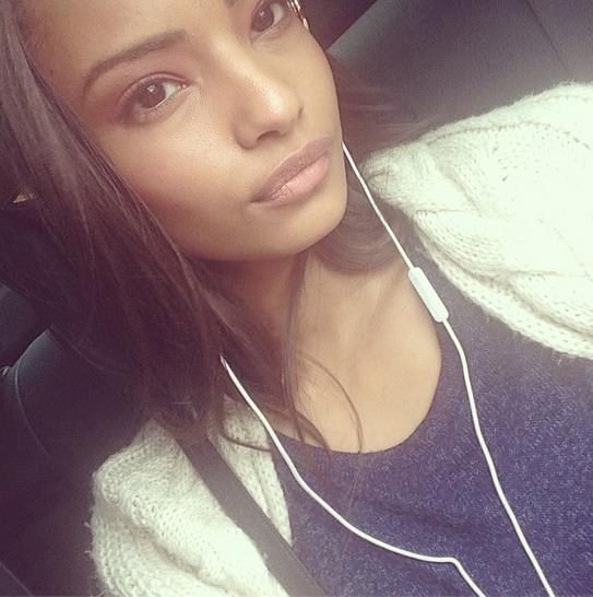 Malaika Firth taking a selfie