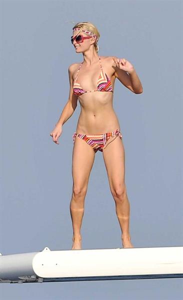 Paris Hilton in a bikini