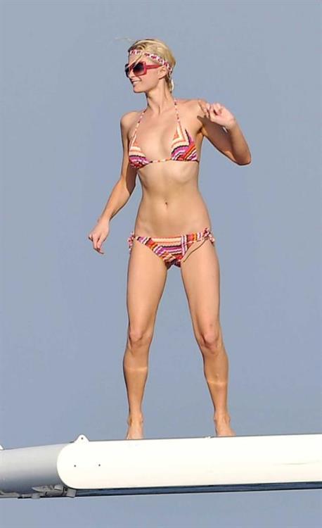 Paris Hilton in a bikini