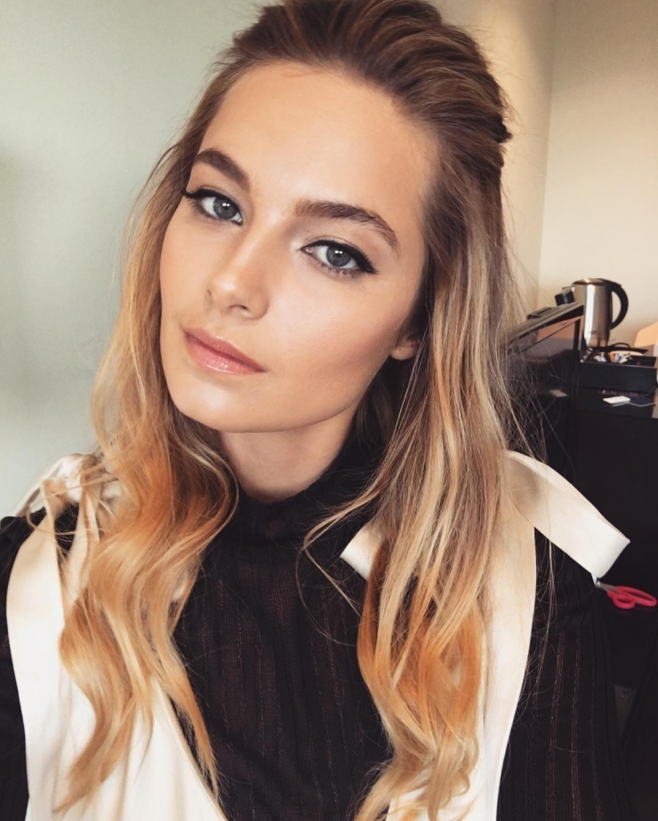 Bridget Malcolm taking a selfie