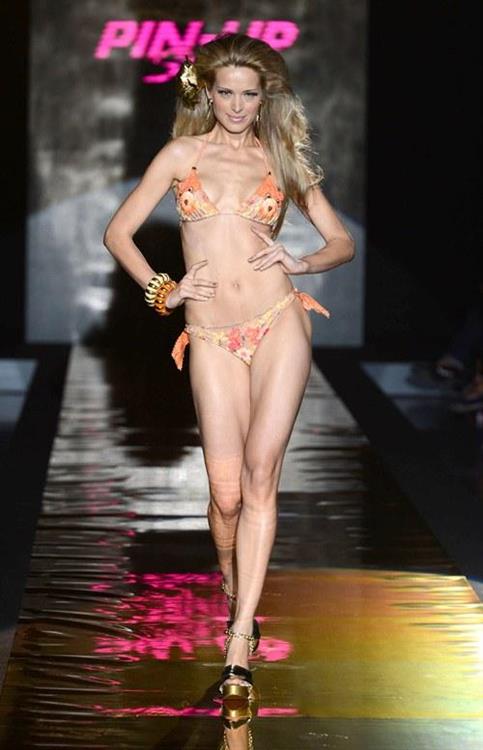 Petra Němcová in a bikini