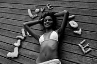 Gracie Carvalho in a bikini