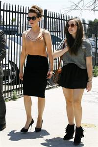 Kate Beckinsale in heels while heading to Pantages Theatre in Hollywood may 12-2013 