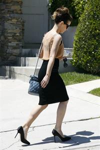 Kate Beckinsale in heels while heading to Pantages Theatre in Hollywood may 12-2013 